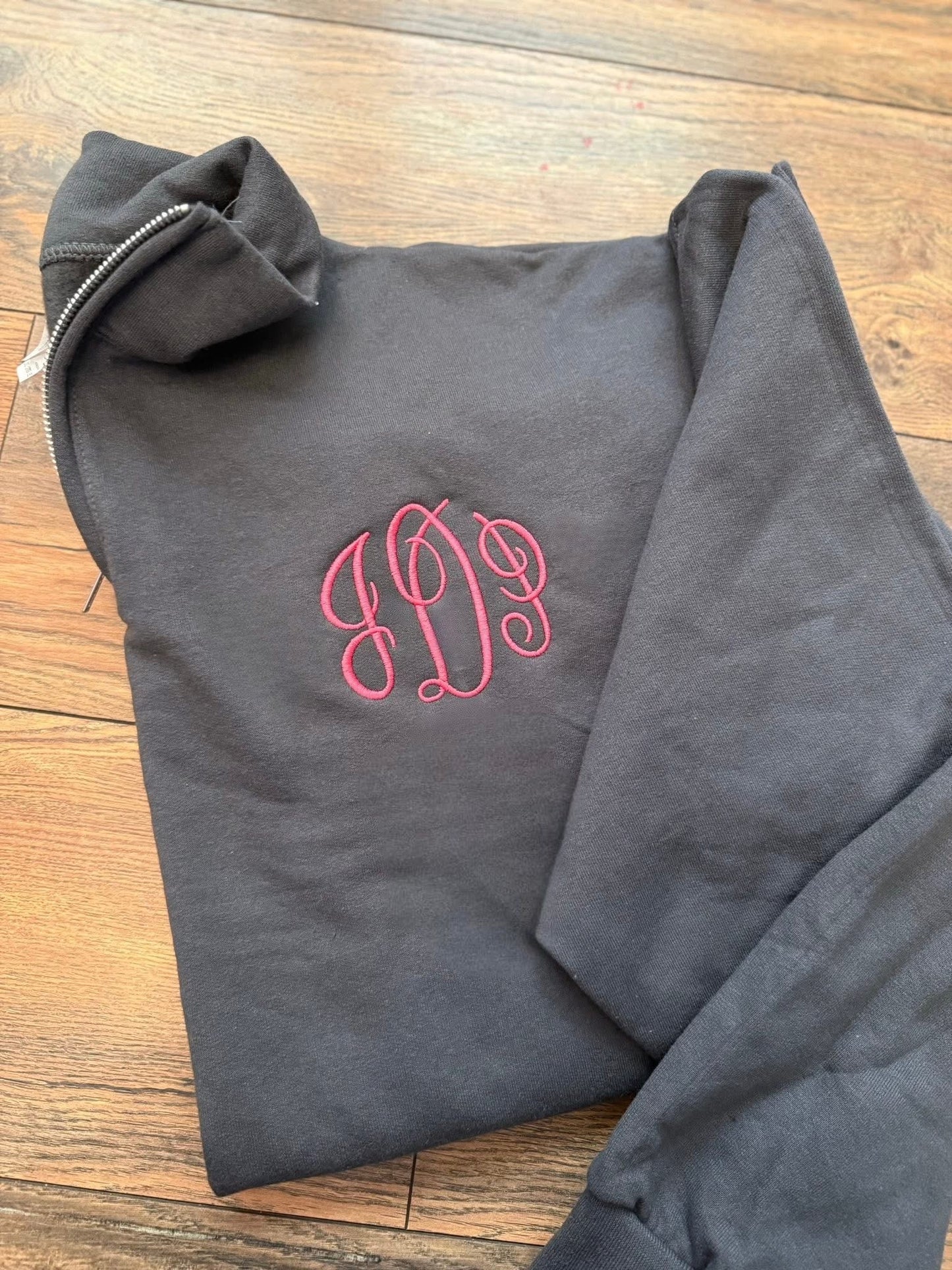 Monogrammed Quarter Zip