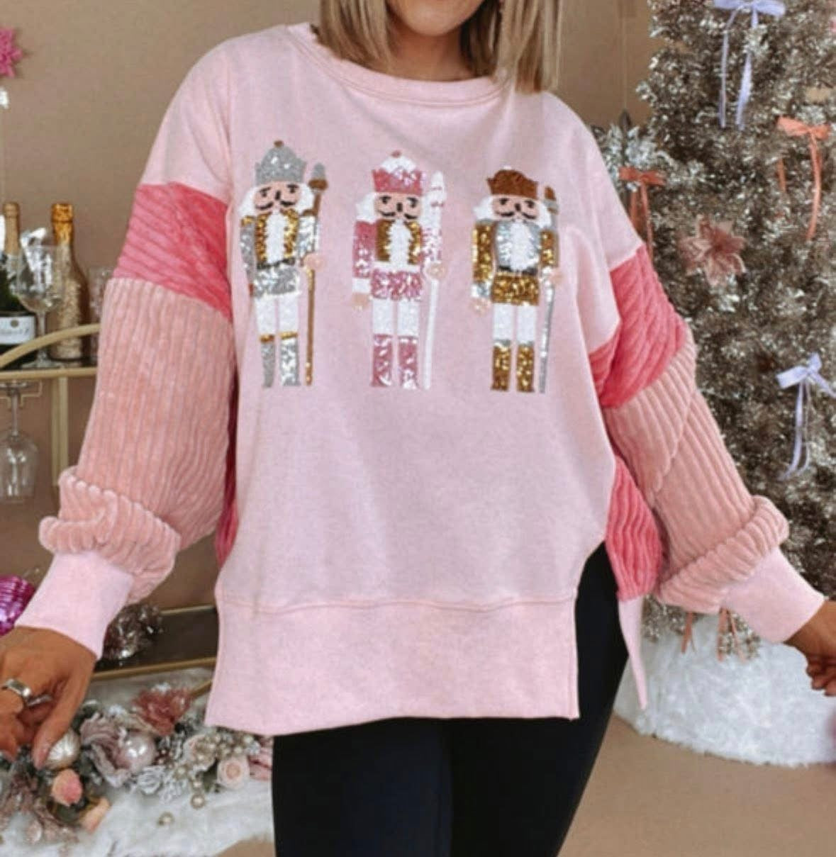 Sequin Nutcracker Sweatshirt
