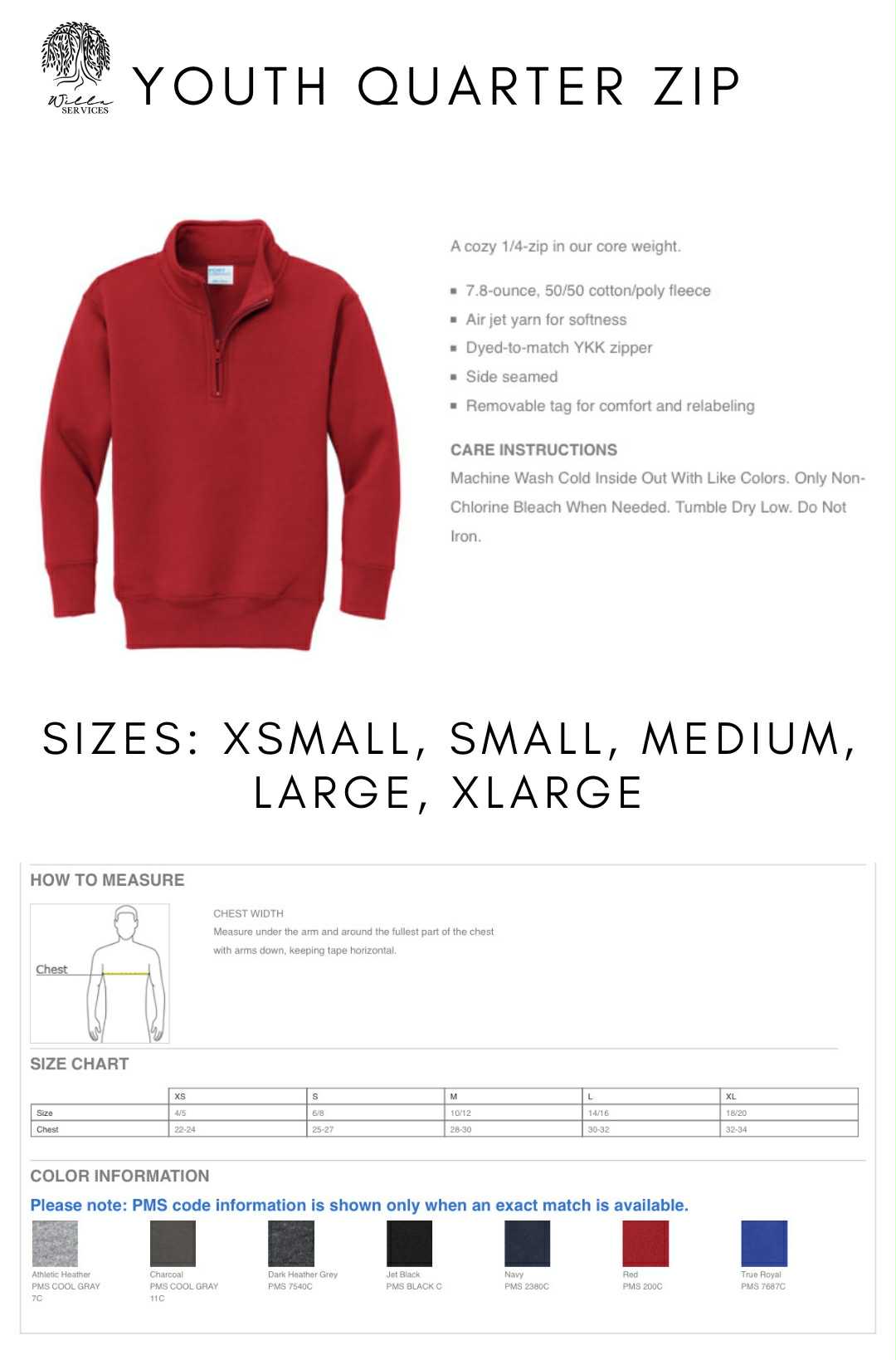 Monogrammed Quarter Zip