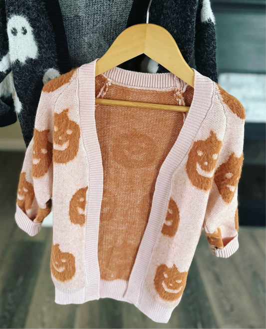 Pumpkin Fuzzy Cardi