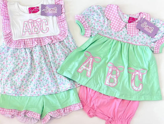 ABC Shorts Set