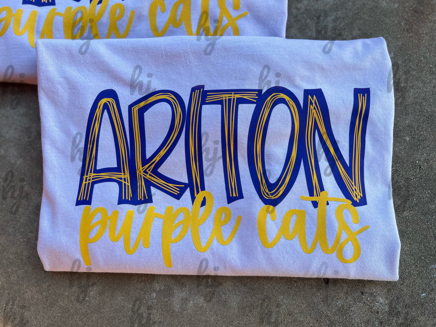 Custom School Name Tees