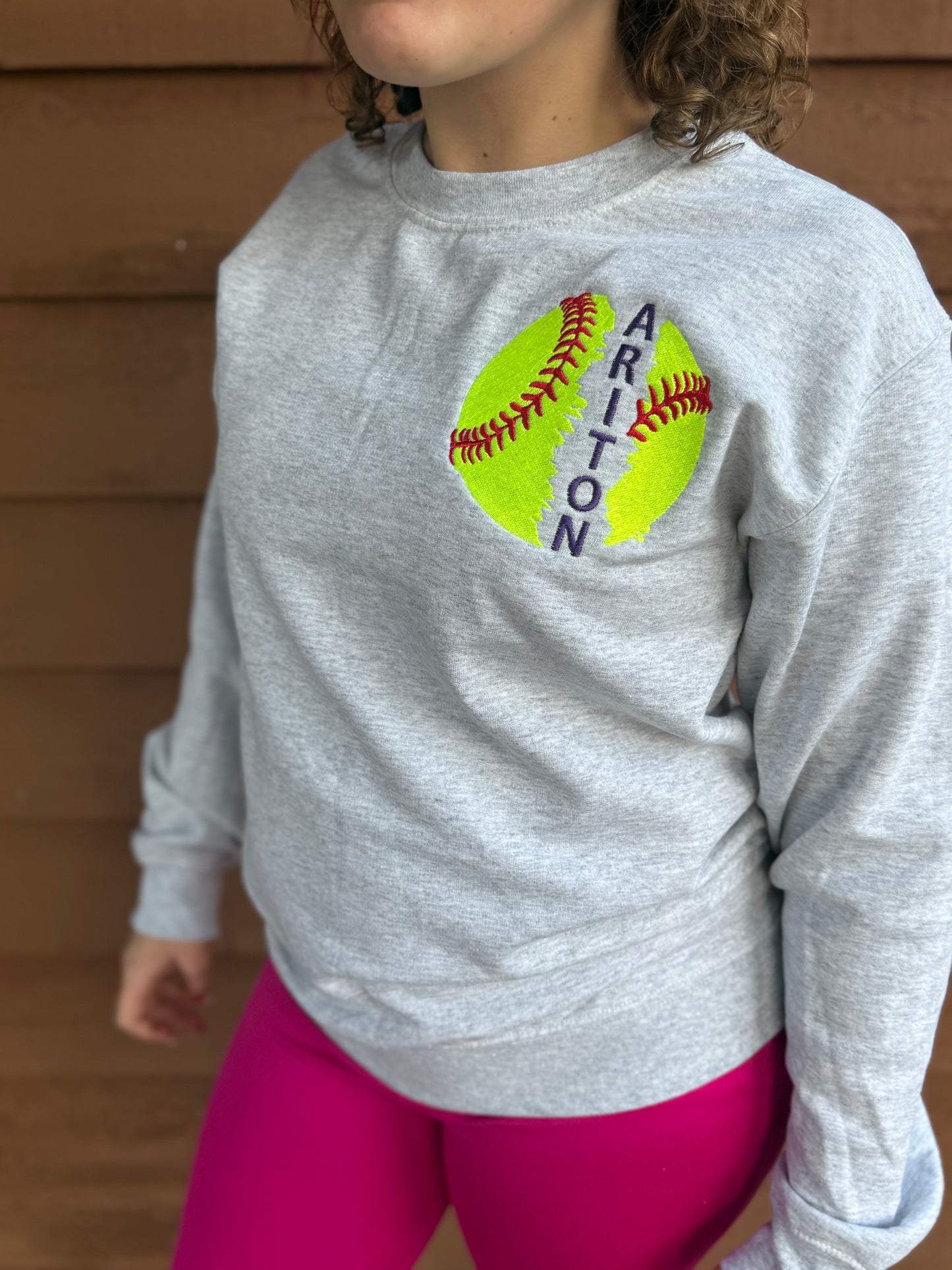 Ariton Embroidered Crew