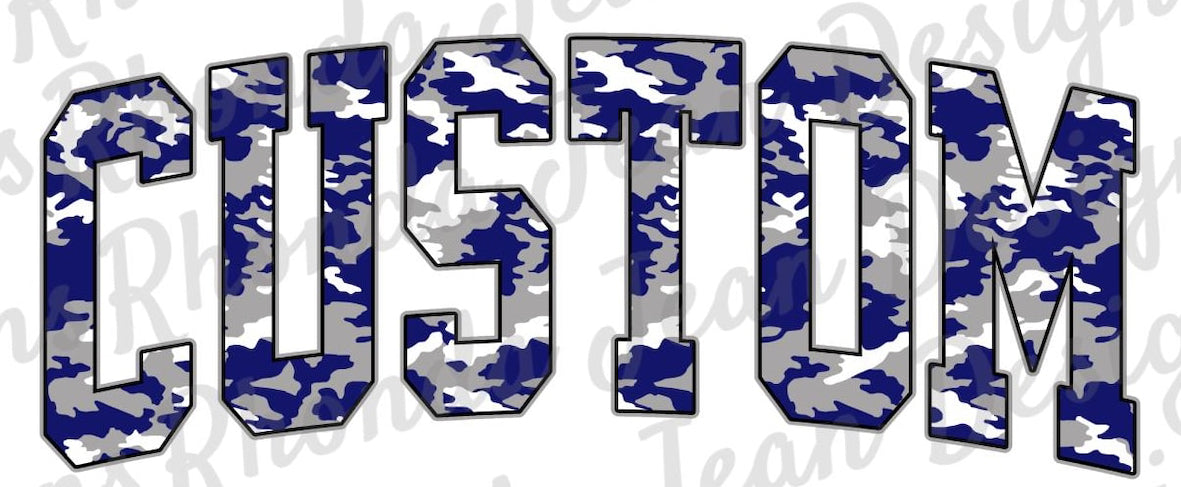Custom Digital Camo Tees