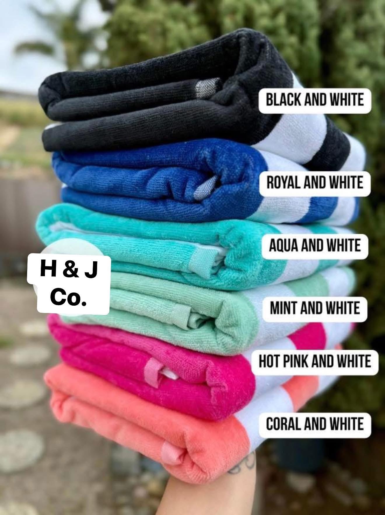 Monogrammed Beach Towel