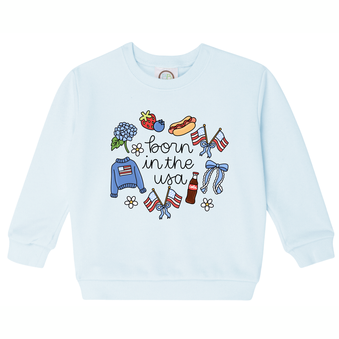 Girls Born In The USA Sweatshirt