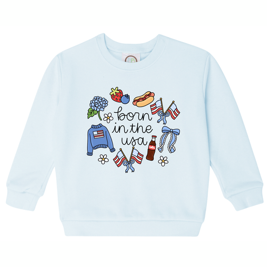 Girls Born In The USA Sweatshirt
